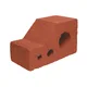 Çenesizler Toprak - Kiremit Tuğla - Bordür Tuğla - 210 x 105 x 125 mm Ebatlarında