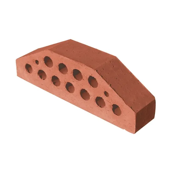 Çenesizler Toprak - Kiremit Tuğla - Büyük Harpuşta Tepesi Kesik - 301 x 100 x 65 mm Ebatlarında Pres Tuğla