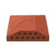 Çenesizler Toprak - Kiremit Tuğla - Büyük Harpuşta Tepesi Kesik Bitiş - 301 x 301 x 105 mm Ebatlarında Pres Tuğla