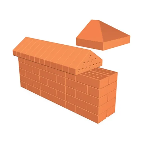 Çenesizler Toprak - Kiremit Tuğla - Büyük Harpuşta Tuğlası Bitişi - 310 x 310 x 153 mm Ebatlarında Pres Tuğla