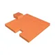 Çenesizler Toprak - Kiremit Tuğla - Çevre Taban Tuğlası Yarım - 105 x 105 x 50 mm Ebatlarında