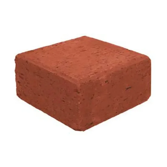 Çenesizler Toprak - Kiremit Tuğla - Çevre Taban Tuğlası Yarım - 105 x 105 x 50 mm Ebatlarında