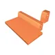 Çenesizler Toprak - Kiremit Tuğla - Çim Bordür - 125 x 105 x 210 mm Ebatlarında