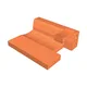 Çenesizler Toprak - Kiremit Tuğla - Kanal Elemanı - 210 x 105 x 65 mm Ebatlarında
