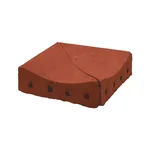 Çenesizler Toprak - Kiremit Tuğla - Kanal Elemanı İç Köşe Dönüş - 210 x 210 x 65 mm Ebatlarında