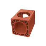 Çenesizler Toprak - Kiremit Tuğla - Kısa Baca Tuğlası - 370 x 190 x 190 mm Ebatlarında