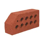 Çenesizler Toprak - Kiremit Tuğla - Küçük Pres Tuğla 45º Kesik Köşe - 190 x 90 x 50 mm Ebatlarında Pres Tuğla