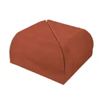 Çenesizler Toprak - Kiremit Tuğla - Küçük Pres Tuğla Düz Oval Dış Köşe Dönüş - 190 x 190 x 90 mm Ebatlarında Pres Tuğla