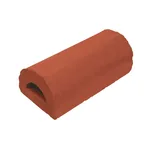 Çenesizler Toprak - Kiremit Tuğla - Küpeşte Oval Tuğla Düz - 190 x 90 x 50 mm Ebatlarında Pres Tuğla