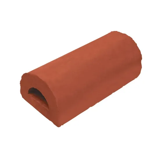 Çenesizler Toprak - Kiremit Tuğla - Küpeşte Oval Tuğla Düz - 190 x 90 x 50 mm Ebatlarında Pres Tuğla