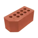 Çenesizler Toprak - Kiremit Tuğla - Modüler Tuğla 45º Kesik Köşe - 190 x 90 x 85 mm Ebatlarında Pres Tuğla