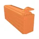 Çenesizler Toprak - Kiremit Tuğla - Napolyon Büyük Harpuşta - 301 x 105 x 90 mm Ebatlarında Pres Tuğla