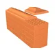 Çenesizler Toprak - Kiremit Tuğla - Napolyon Büyük Harpuşta Bitiş - 301 x 301 x 90 mm Ebatlarında Pres Tuğla