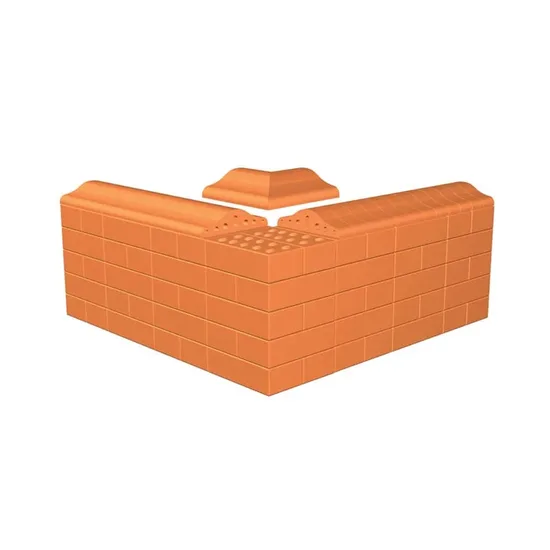 Çenesizler Toprak - Kiremit Tuğla - Napolyon Büyük Harpuşta Dönüş - 301 x 301 x 90 mm Ebatlarında Pres Tuğla