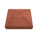 Çenesizler Toprak - Kiremit Tuğla - Sütun Başlığı - 301 x 301 x 105 mm Ebatlarında Pres Tuğla