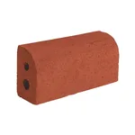 Çenesizler Toprak - Kiremit Tuğla - Uzun Çeyrek Daire - 190 x 90 x 50 mm Ebatlarında Pres Tuğla