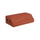 Çenesizler Toprak - Kiremit Tuğla - Uzun Tek Köşe - 215 x 123 x 65 mm Ebatlarında Pres Tuğla