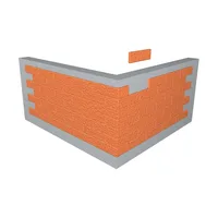 Çenesizler Toprak - Kiremit Tuğla - Yontma Kaplama Tuğla - 215 x 65 x 25 mm Ebatlarında