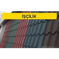 Betonarme veya teçhizatlı hazır (hafif veya normal agrega ile) beton plaklarla yapılmış mevcut çatı döşemesi üzerine elyaflı çimentodan yapılmış oluklu levhalarla çatı örtüsü yapılması (Malzeme Hariç) (İşçilik) Betonarme veya teçhizatlı hazır (hafif veya normal agrega ile) beton plaklarla yapılmış mevcut çatı döşemesi üzerine elyaflı çimentodan yapılmış oluklu levhalarla çatı örtüsü yapılması (Malzeme Hariç) (İşçilik)