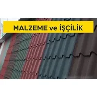 Betonarme veya teçhizatlı hazır (hafif veya normal agrega ile) beton plaklarla yapılmış mevcut çatı döşemesi üzerine elyaflı çimentodan yapılmış oluklu levhalarla çatı örtüsü yapılması (Malzeme Dahil) Betonarme veya teçhizatlı hazır (hafif veya normal agrega ile) beton plaklarla yapılmış mevcut çatı döşemesi üzerine elyaflı çimentodan yapılmış oluklu levhalarla çatı örtüsü yapılması (Malzeme Dahil)
