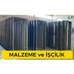 2,00 mm kalınlığında düz siyah sacdan bükme kapı kasası yapılması ve yerine konulması (Malzeme Dahil)