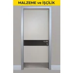 Tuvalet kapılarına alüminyum bant yapılması (Malzeme Dahil)