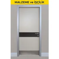 Tuvalet kapılarına alüminyum bant yapılması (Malzeme Dahil)