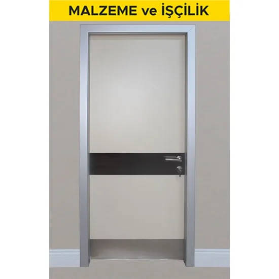 Tuvalet kapılarına alüminyum bant yapılması (Malzeme Dahil)