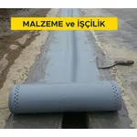 30 cm genislikte, min. 1 mm kalınlıkta dilatasyon yalıtım bantları ile dilatasyonlarda su yalıtımı yapılması (Malzeme Dahil)
