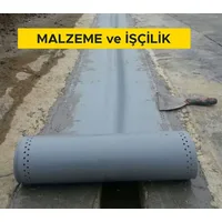 30 cm genislikte, min. 1 mm kalınlıkta dilatasyon yalıtım bantları ile dilatasyonlarda su yalıtımı yapılması (Malzeme Dahil)