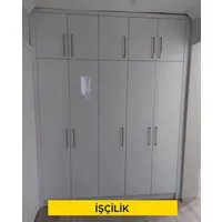 Tip ahşap gömme dolap yapılması ve yerine monte edilmesi (2,50x1,80)=4,50m² (Malzeme Hariç) (İşçilik)