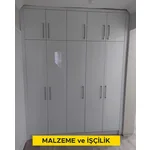 Tip ahşap gömme dolap yapılması ve yerine monte edilmesi (2,50x1,80)=4,50m² (Malzeme Dahil)