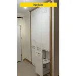 Laminat kaplamalı vestiyer yapılması (Malzeme Hariç) (İşçilik)