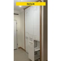 Laminat kaplamalı vestiyer yapılması (Malzeme Hariç) (İşçilik)