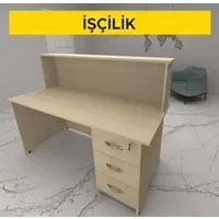 Laminat kaplamalı çekmeceli banko yapılması (Malzeme Hariç) (İşçilik)