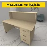 Laminat kaplamalı çekmeceli banko yapılması (Malzeme Dahil)
