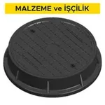 Çelik donatılı polimer esaslı kompozit rögar kapağı temini ve yerine konulması (kapak net açıklığı minumum 600 mm) (Malzeme Dahil)