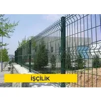 1,00 mt yükseklikte, Ø 4,5 mm çapında 50 x 150 mm göz aralıklı min. 2 bükümlü sıcak daldırma galvaniz üzeri elektrostatik polyester toz boyalı panel teller ile çit yapılması (Direk aralığı 2,5 m olacak şekilde duvar üzeri uygulama) (Malzeme Hariç) (İşçili 1,00 mt yükseklikte, Ø 4,5 mm çapında 50 x 150 mm göz aralıklı min. 2 bükümlü sıcak daldırma galvaniz üzeri elektrostatik polyester toz boyalı panel teller ile çit yapılması (Direk aralığı 2,5 m olacak şekilde duvar üzeri uygulama) (Malzeme Hariç) (İşçili