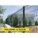 1,00 mt yükseklikte, Ø 4,5 mm çapında 50 x 150 mm göz aralıklı min. 2 bükümlü sıcak daldırma galvaniz üzeri elektrostatik polyester toz boyalı panel teller ile çit yapılması (Direk aralığı 2,5 m olacak şekilde duvar üzeri uygulama) (Malzeme Dahil) 1,00 mt yükseklikte, Ø 4,5 mm çapında 50 x 150 mm göz aralıklı min. 2 bükümlü sıcak daldırma galvaniz üzeri elektrostatik polyester toz boyalı panel teller ile çit yapılması (Direk aralığı 2,5 m olacak şekilde duvar üzeri uygulama) (Malzeme Dahil)