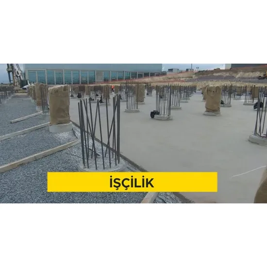 Ø 80 cm çapında, C 20/25 basınç dayanımında yerinde dökme betonarme fore kazık yapılması (18,01 m ile 36,00 m arası, 36,00 m dahil ) (Malzeme Hariç) (İşçilik)