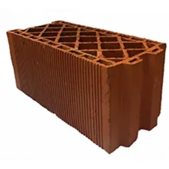 Doğan Tuğla - 20'lik Geçmeli Tuğla - 390 x 200 x 190 mm Ebatlarında Geçmeli Tuğla