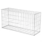 Gözenek Açıklığı 100 x 120 mm, Gözenek Teli Ø 2,7 mm, Kenar Teli Ø 3,4 mm, (2x1x1 mt boyutlarında) gabyon (gabion) sepet (Galvaniz kaplı)