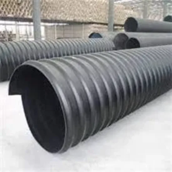Ø 1000 mm anma çaplı, SN 12,5 tipi, çelik takviyeli, spiral sarımlı, yer altı kanalizasyon ve yağmur suyu borusu (HDPE ESASLI)