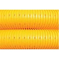 Ø 100 mm anma çaplı, koruge drenaj borusu (PVC esaslı)