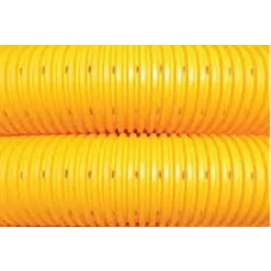 Ø 160 mm anma çaplı, koruge drenaj borusu (PVC esaslı)
