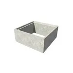 800 x 800 mm iç ölçülü parsel bacası gövde elemanı (h:500 mm) (10 cm et kalınlığı) ( Buhar Kürlü ) 800 x 800 mm iç ölçülü parsel bacası gövde elemanı (h:500 mm) (10 cm et kalınlığı) ( Buhar Kürlü )