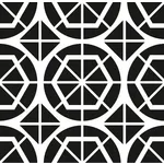 San Deco - Hexagon - Dekoratif Desen Kalıbı