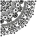 San Deco - Lace - Dekoratif Desen Kalıbı
