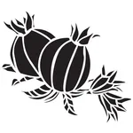 San Deco - Pomegranate - Dekoratif Desen Kalıbı