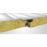 0,50 + 0,50 + (50mm dolgulu), Taşyünü yalıtımlı gizli vidalı sandviç cephe paneli 0,50 + 0,50 + (50mm dolgulu), Taşyünü yalıtımlı gizli vidalı sandviç cephe paneli
